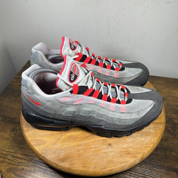 Nike Other - Nike Air Max 95 OG Solar Red White Grey Mens Size 12 Shoes Sneakers AT2865-100